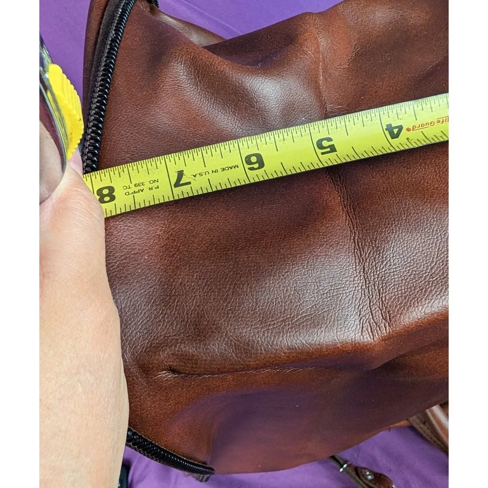 VTG Dresner Soft Shell Faux-Leather Luggage w/Keys Expandable 16 to 24